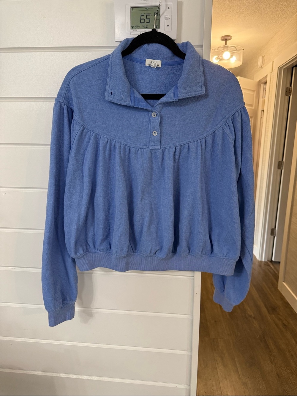 Aerie Soft Life Button Sweatshirt - Picture 6 of 9